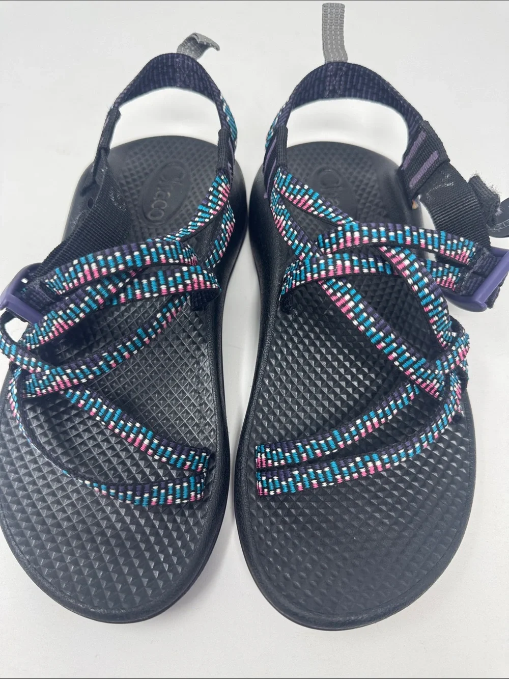 CHACO ECOTREAD SANDALS KIDS SIZE 3 MULTI-COLOR SHOES